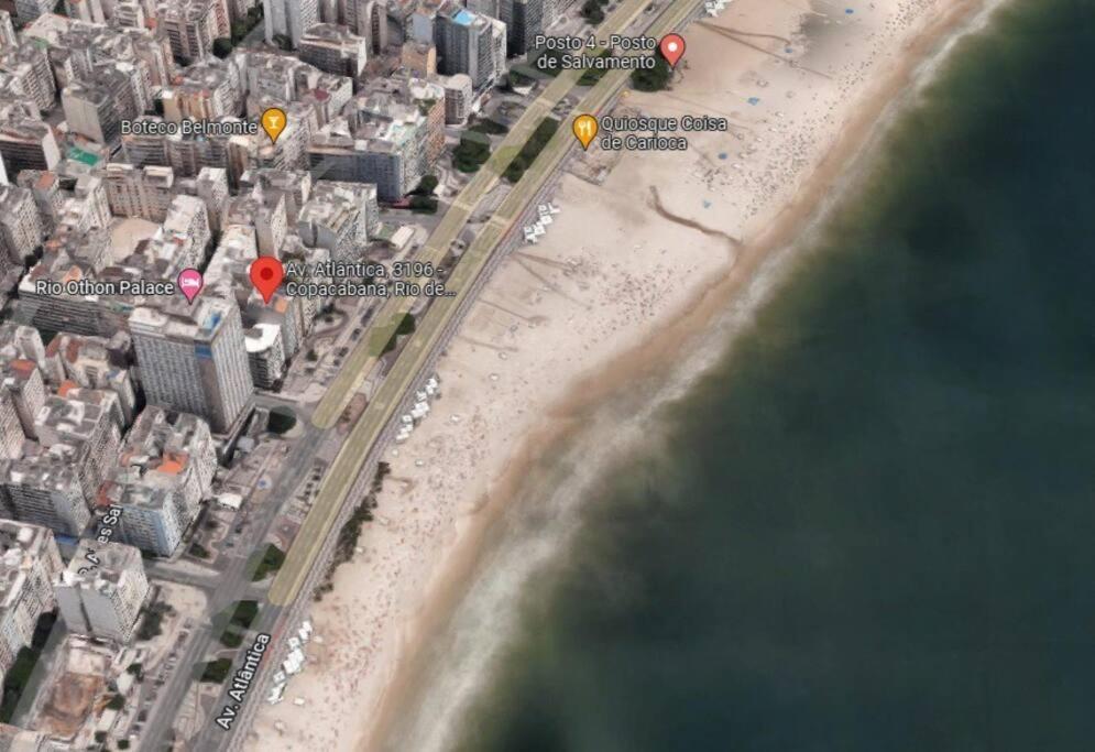 Av Atlantica - Terreo - Ao Lado Do Hotel Othon Palace Rio de Janeiro Eksteriør bilde